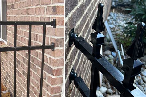 commercial aluminum fence wall mount bracket|metal wall mount fence brackets.